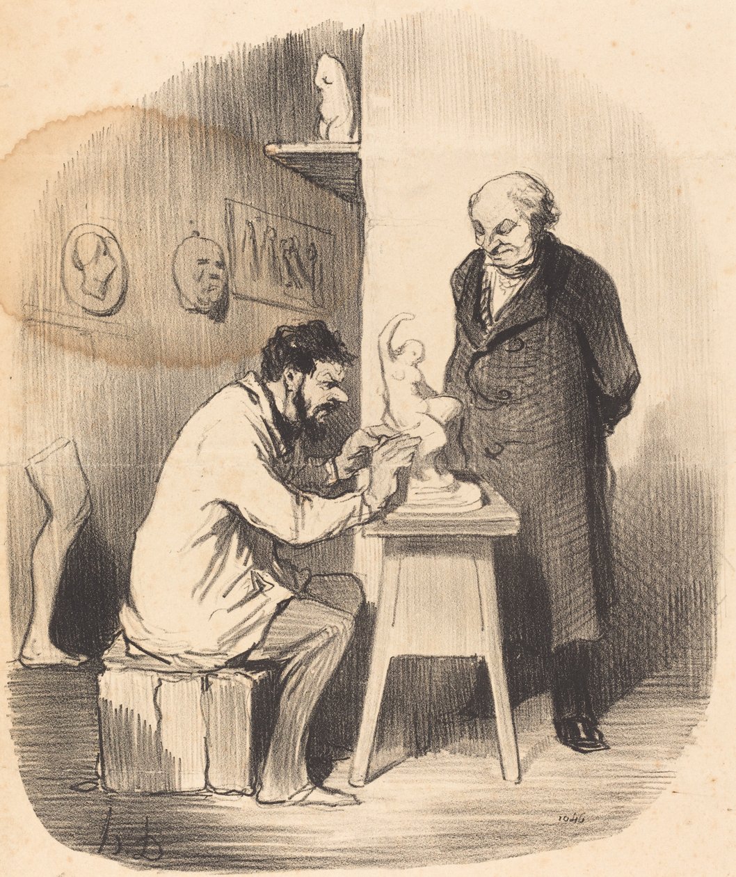 Tendré que hacerte un día... de Honoré Daumier