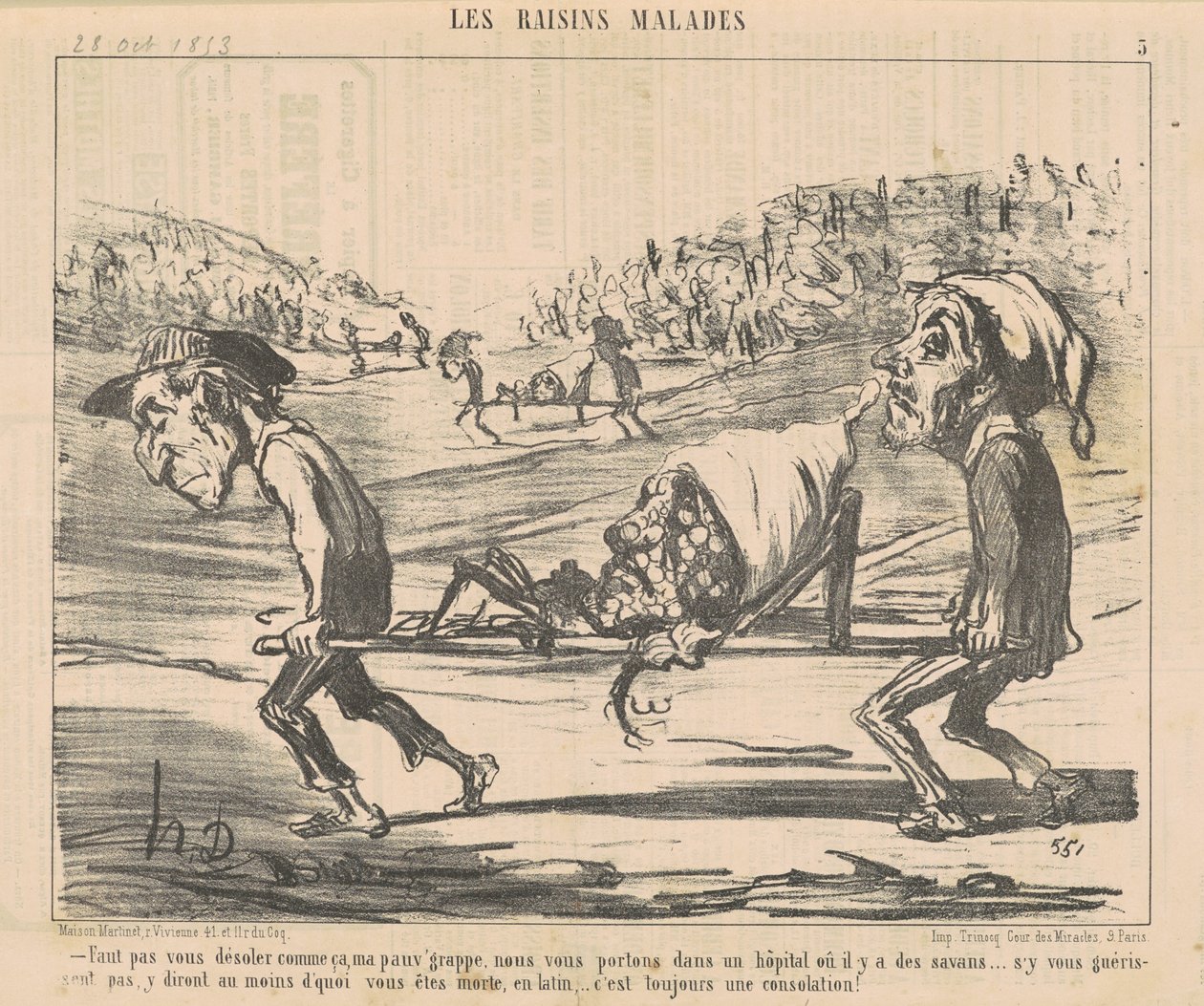 No te desesperes así... de Honoré Daumier