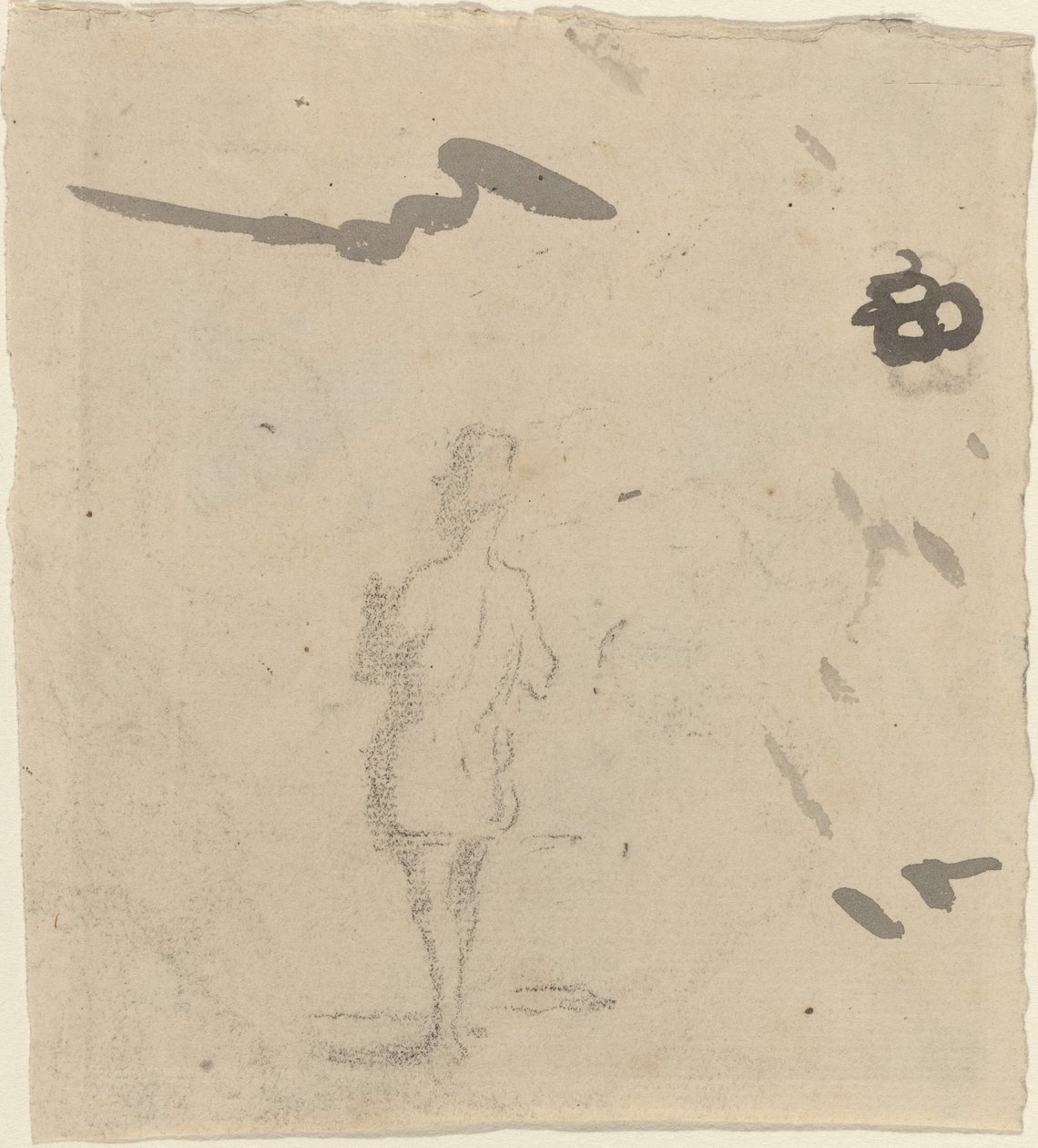 Figura de un hombre de Honoré Daumier