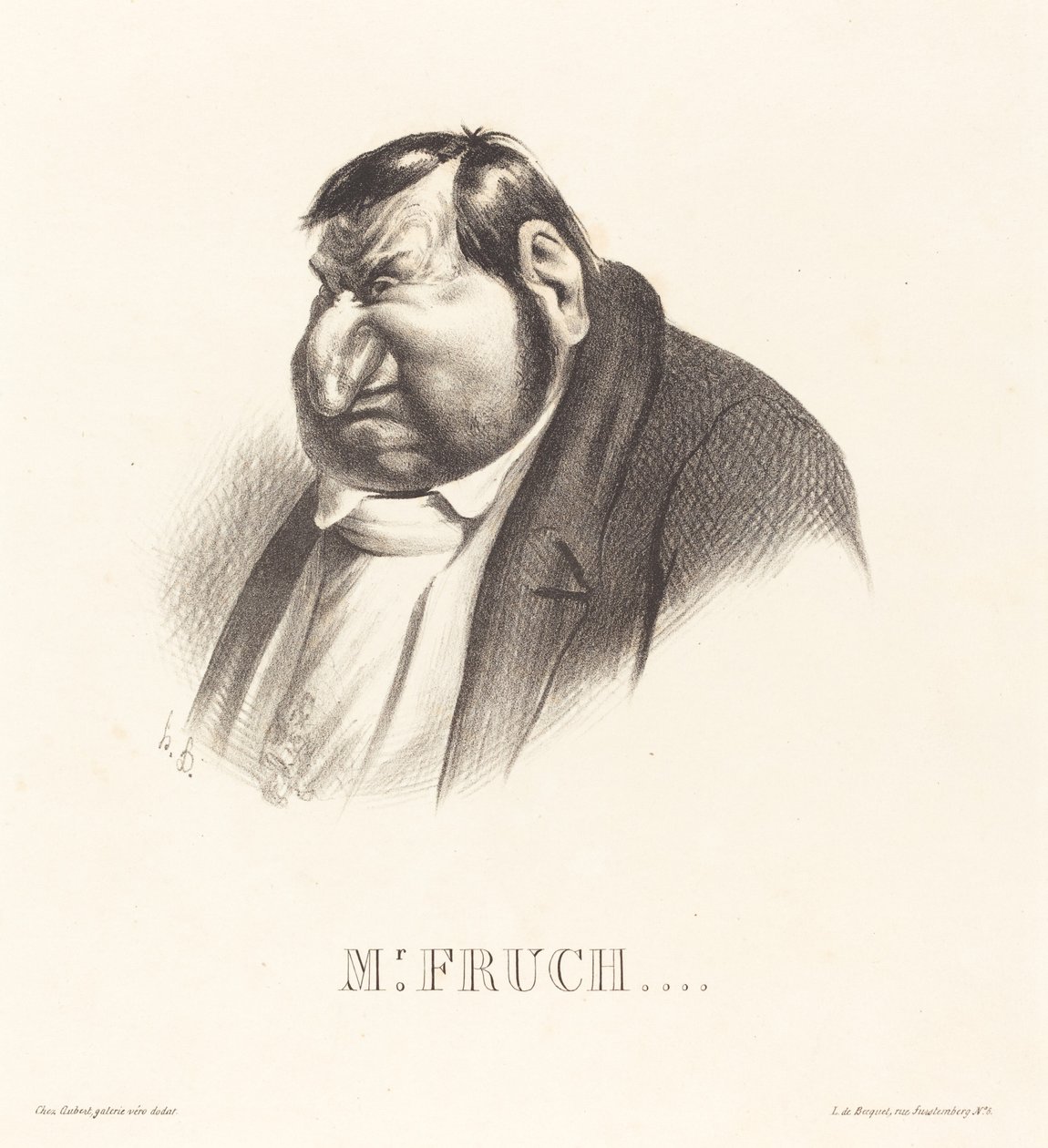 Fruchard, en Busto de Honoré Daumier