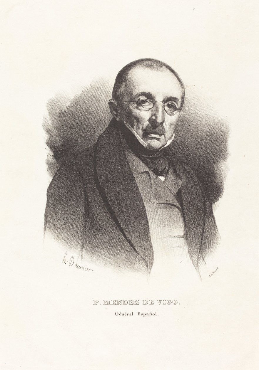 General P. Mendez Vigo de Honoré Daumier