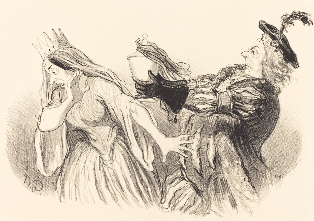 Hamlet de Honoré Daumier