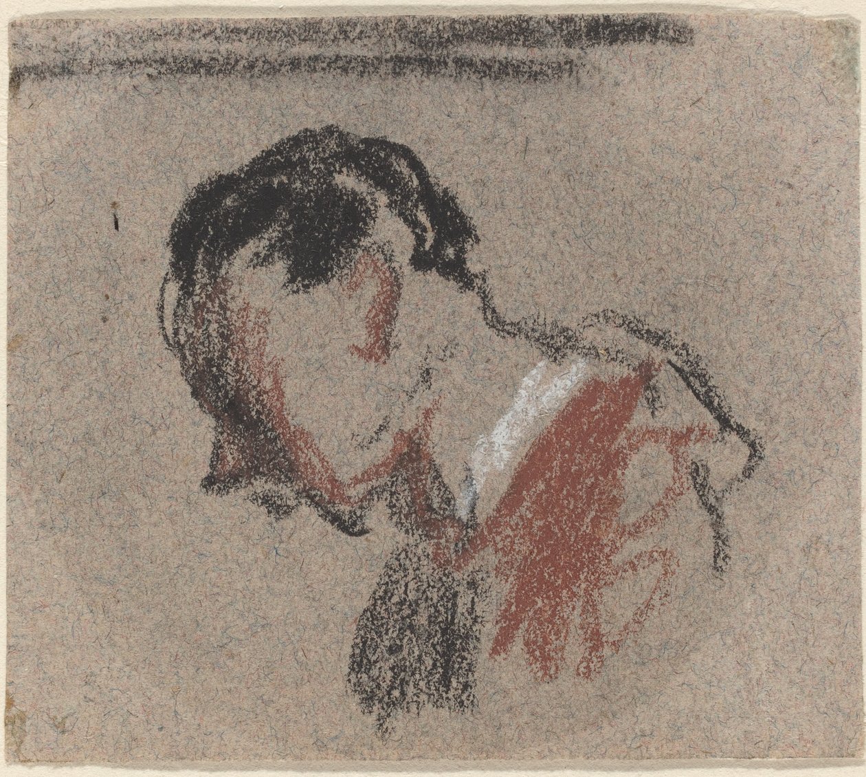 Cabeza de un hombre de Honoré Daumier