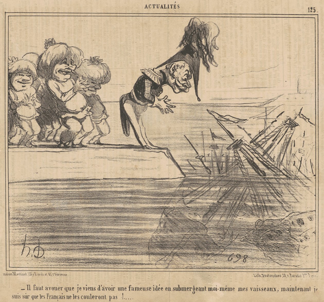 Debo admitir que acabo de tener una ... de Honoré Daumier