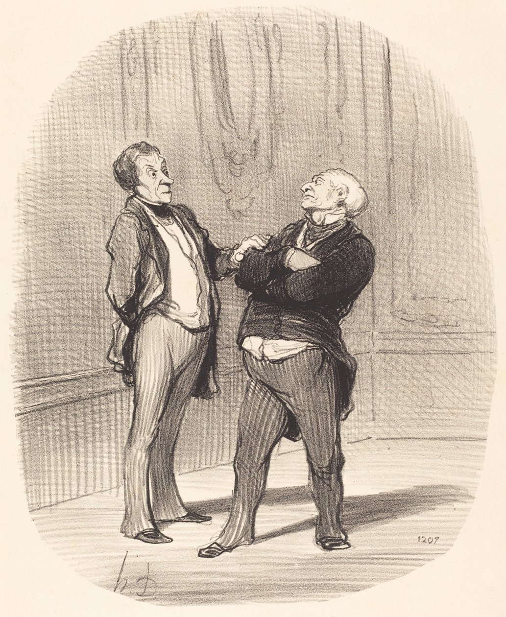 Hay guerra... los alquileres van... a disminuir... de Honoré Daumier