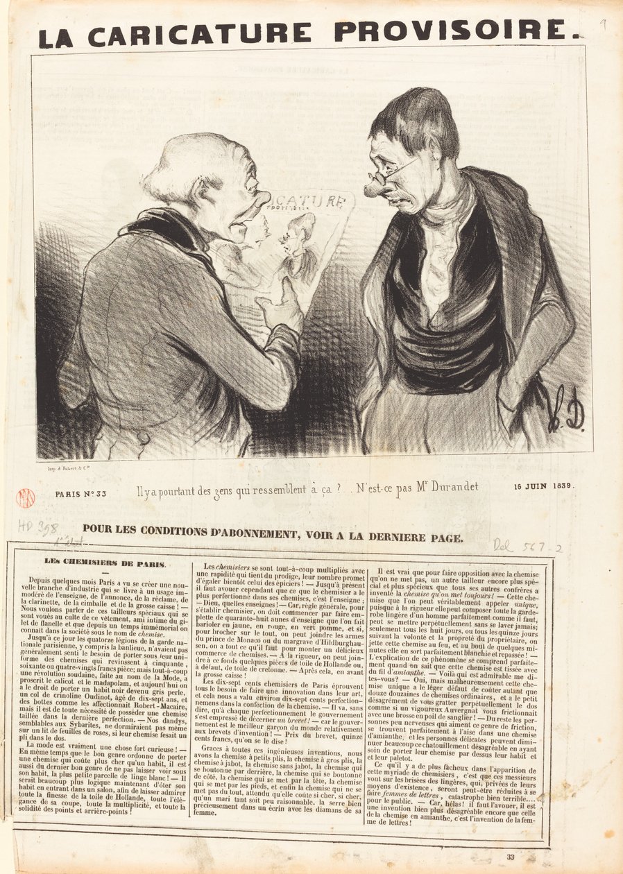 ¡Sin embargo, hay gente que se parece a eso! de Honoré Daumier