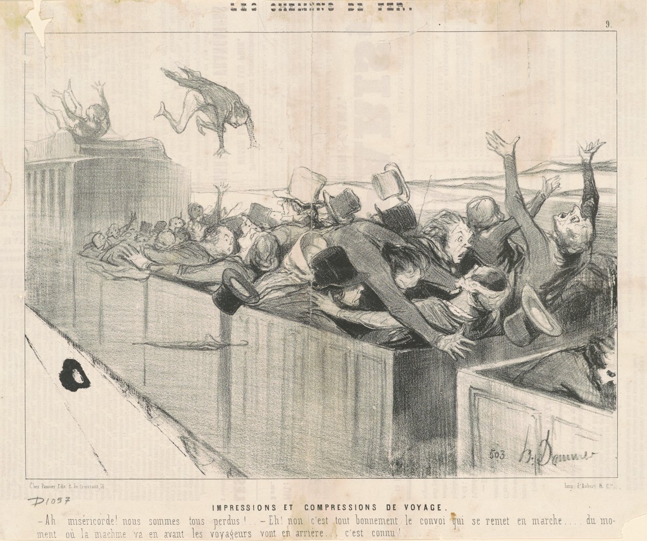 Impresiones y compresiones de viaje de Honoré Daumier