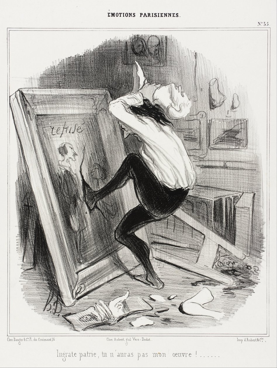 ¡País desagradecido, no tendrás mi trabajo!... de Honoré Daumier