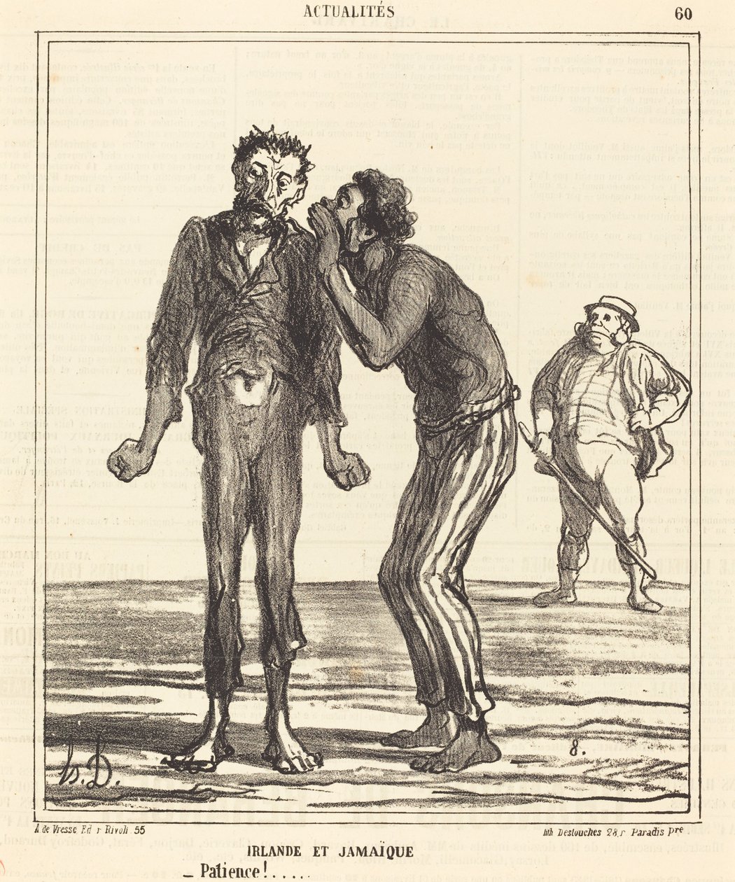 Irlanda y Jamaica - ¡Paciencia!... de Honoré Daumier