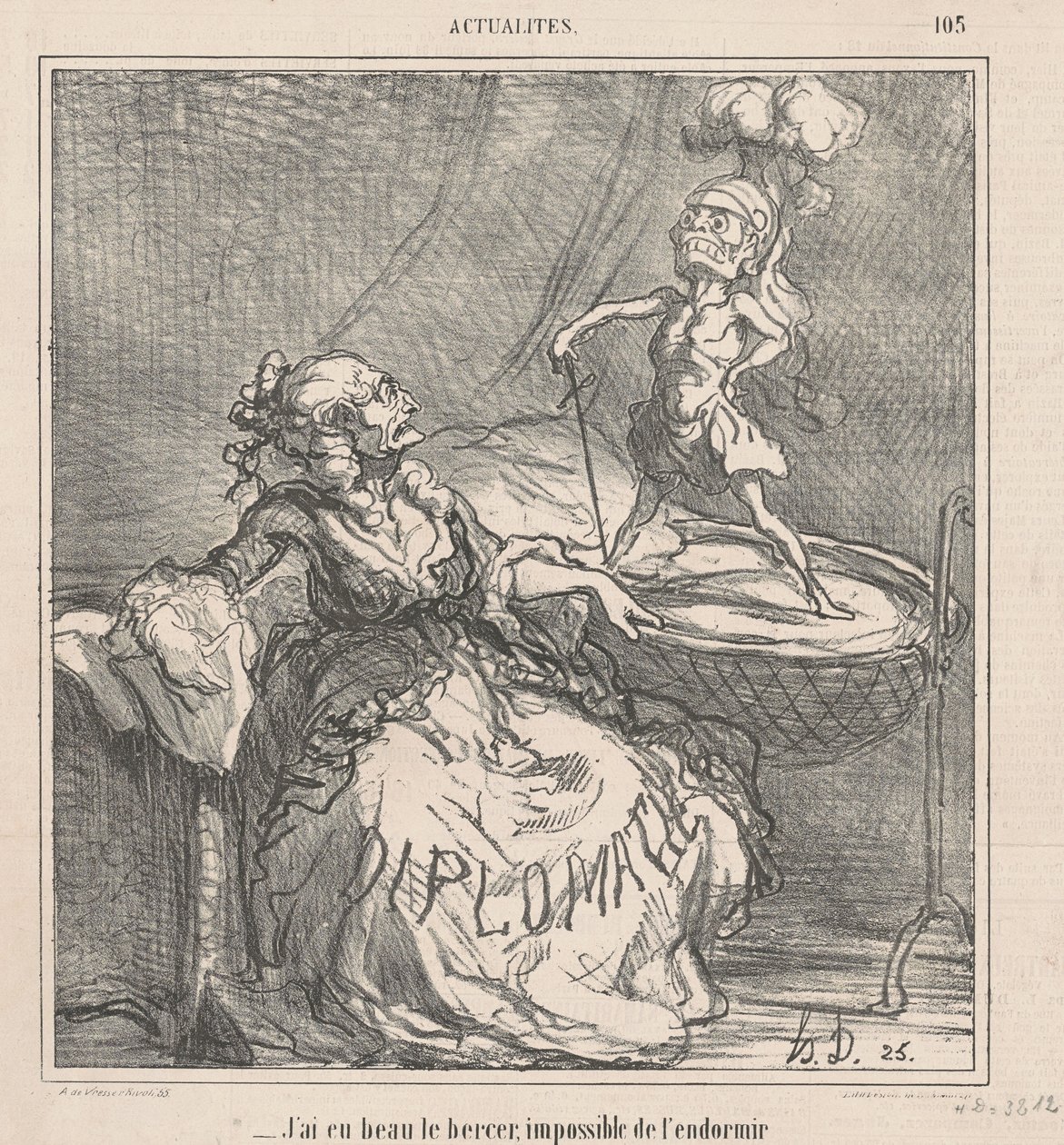 Por mucho que lo haya mecido ... de Honoré Daumier