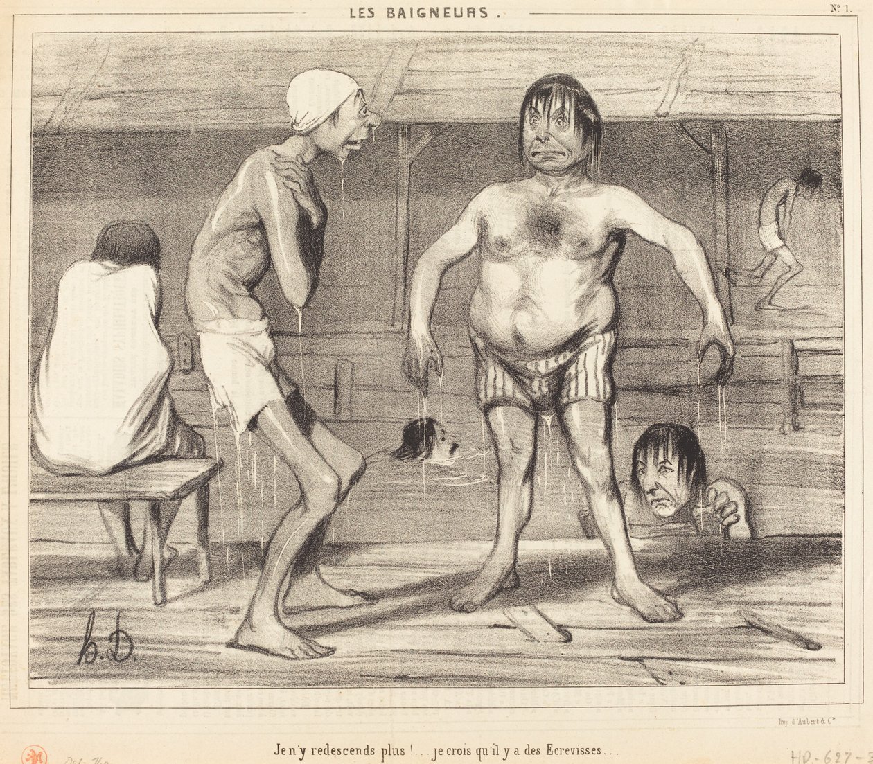 ¡No vuelvo a bajar!... creo... de Honoré Daumier
