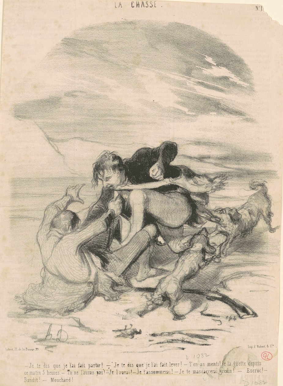 Te digo que lo hice partir de Honoré Daumier