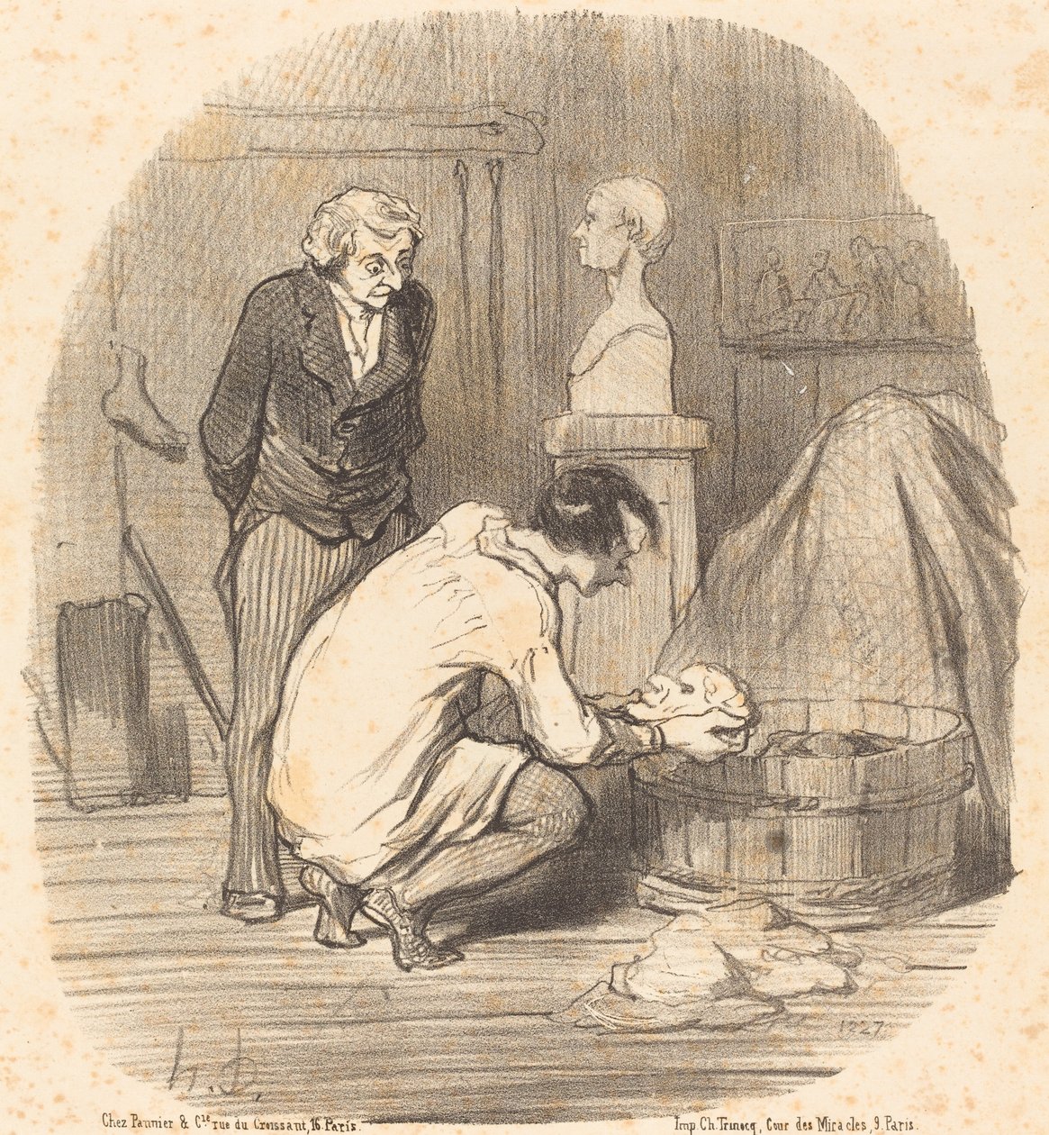 El artista - ¡Esto está terminado!... de Honoré Daumier