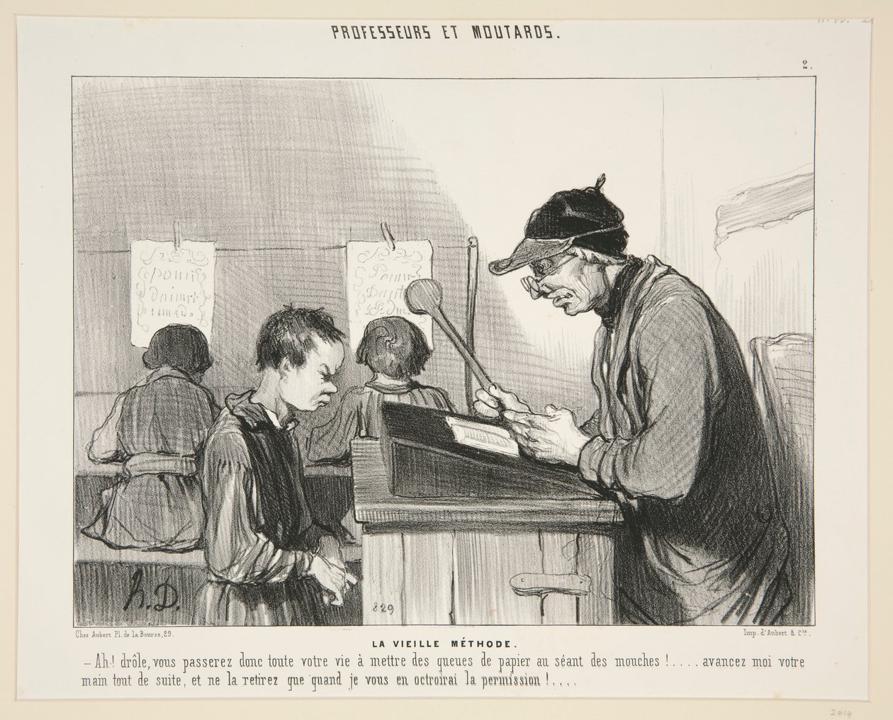 el viejo m de Honoré Daumier