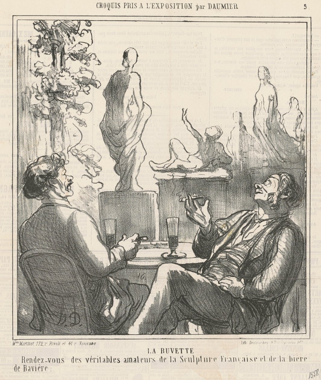 La cantina de Honoré Daumier