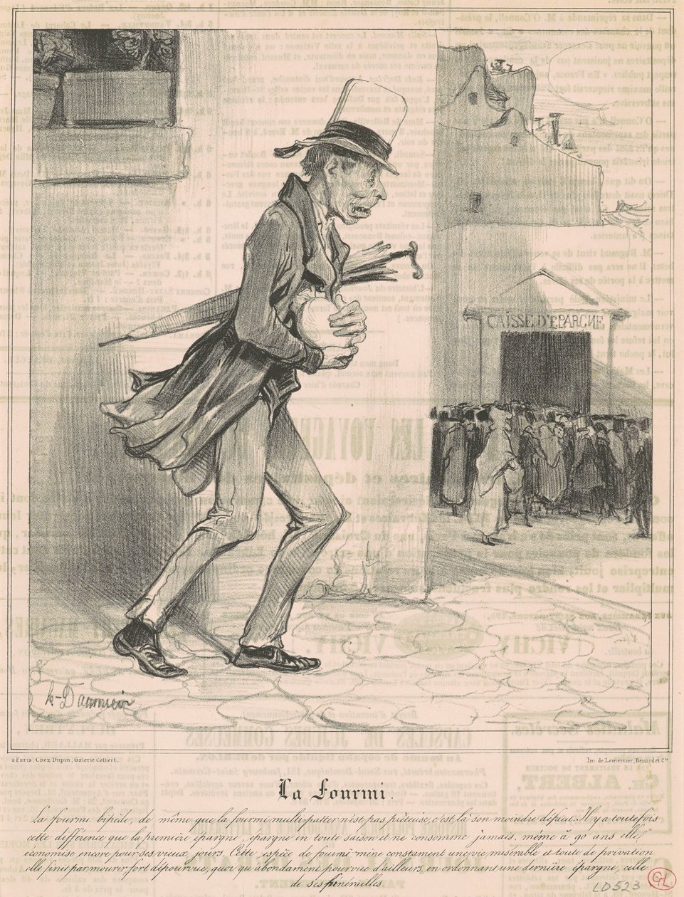 La hormiga de Honoré Daumier