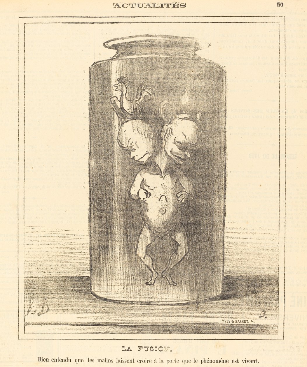 La fusión de Honoré Daumier