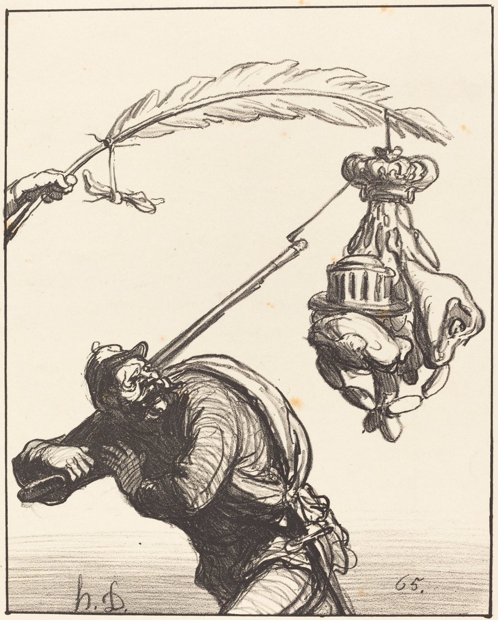 La paz a cualquier precio de Honoré Daumier