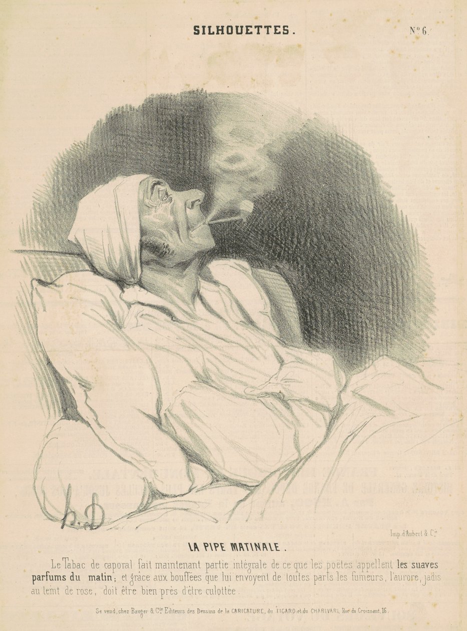 La pipa matutina de Honoré Daumier