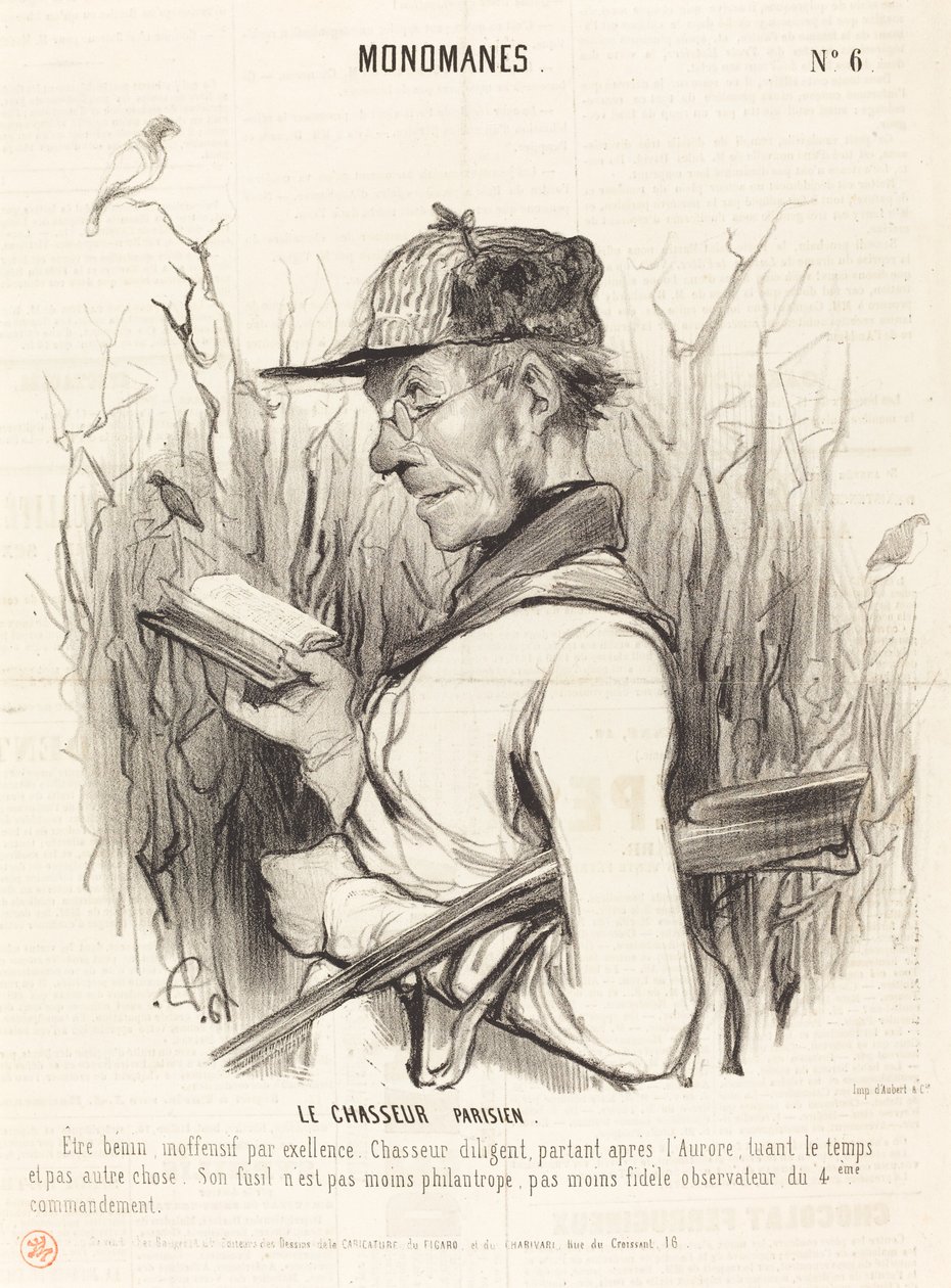 El cazador parisino de Honoré Daumier