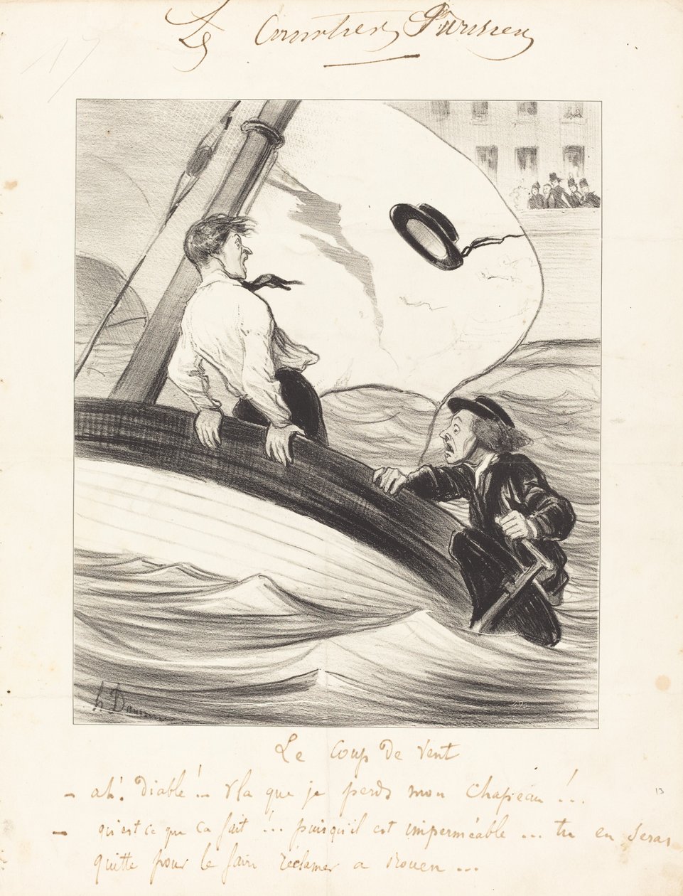 El Golpe de Viento de Honoré Daumier