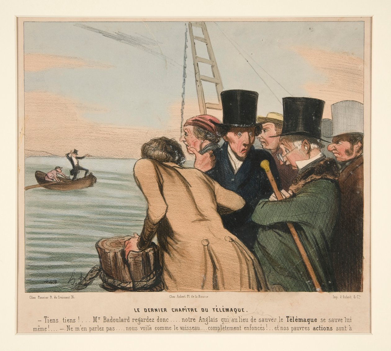 El último capítulo de Telémaco, de La Caricatura (Diario) de Honoré Daumier