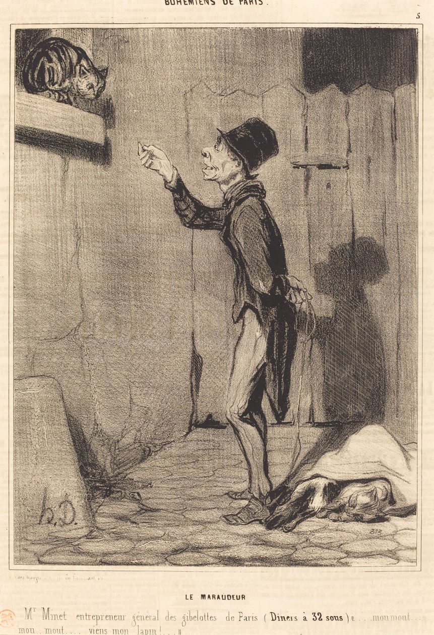 El merodeador de Honoré Daumier