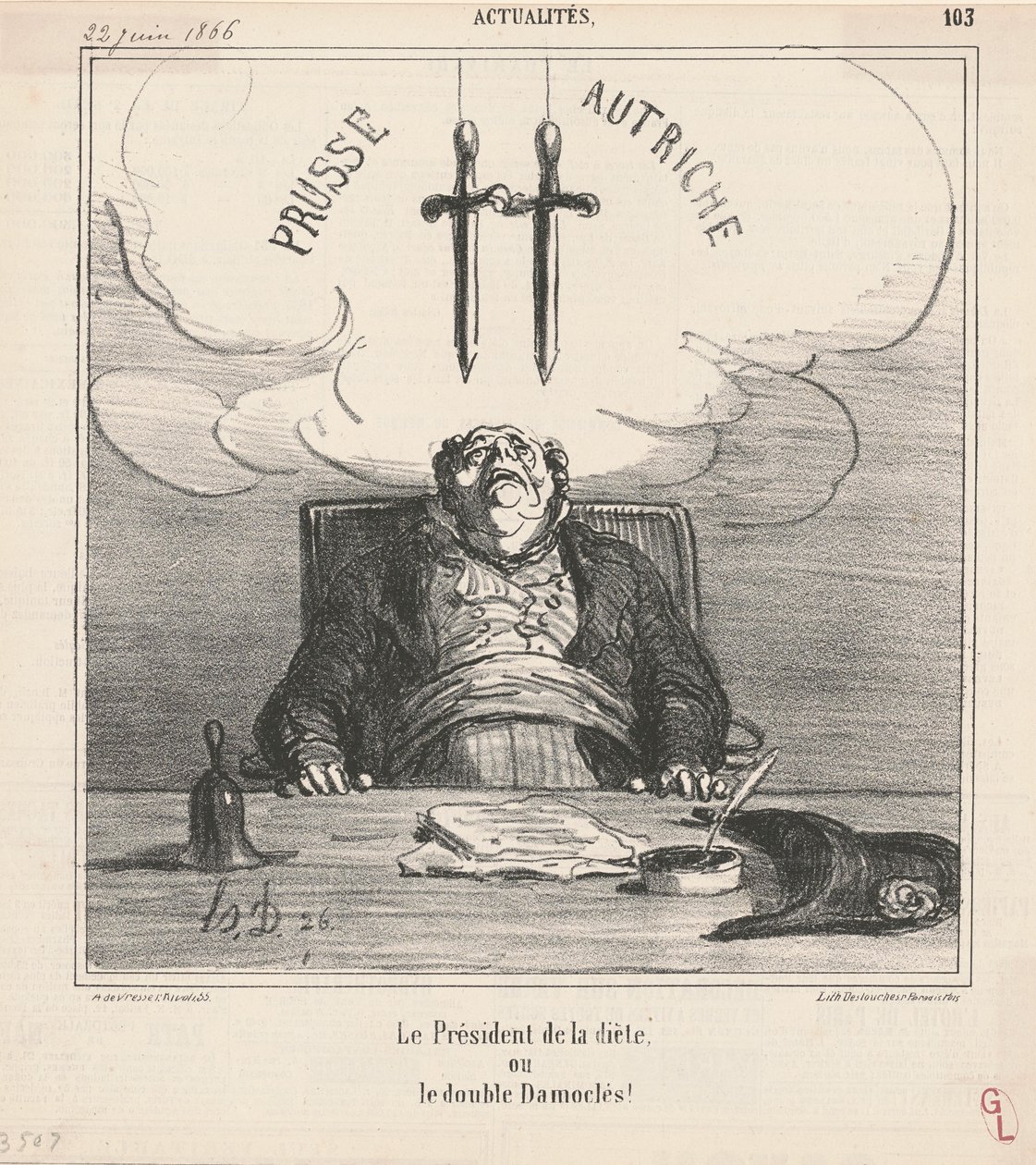 El presidente de la dieta de Honoré Daumier