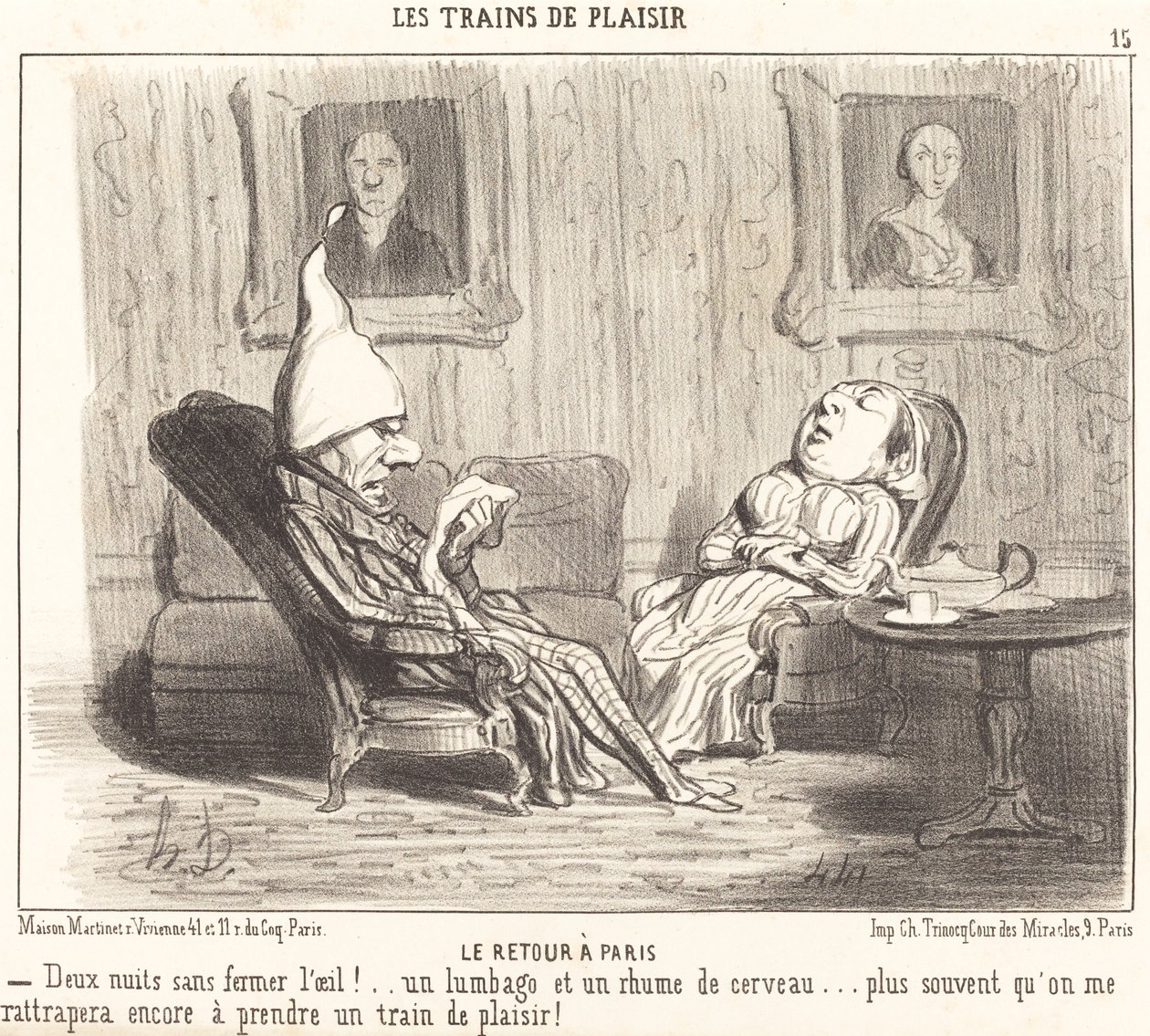El Regreso a París de Honoré Daumier