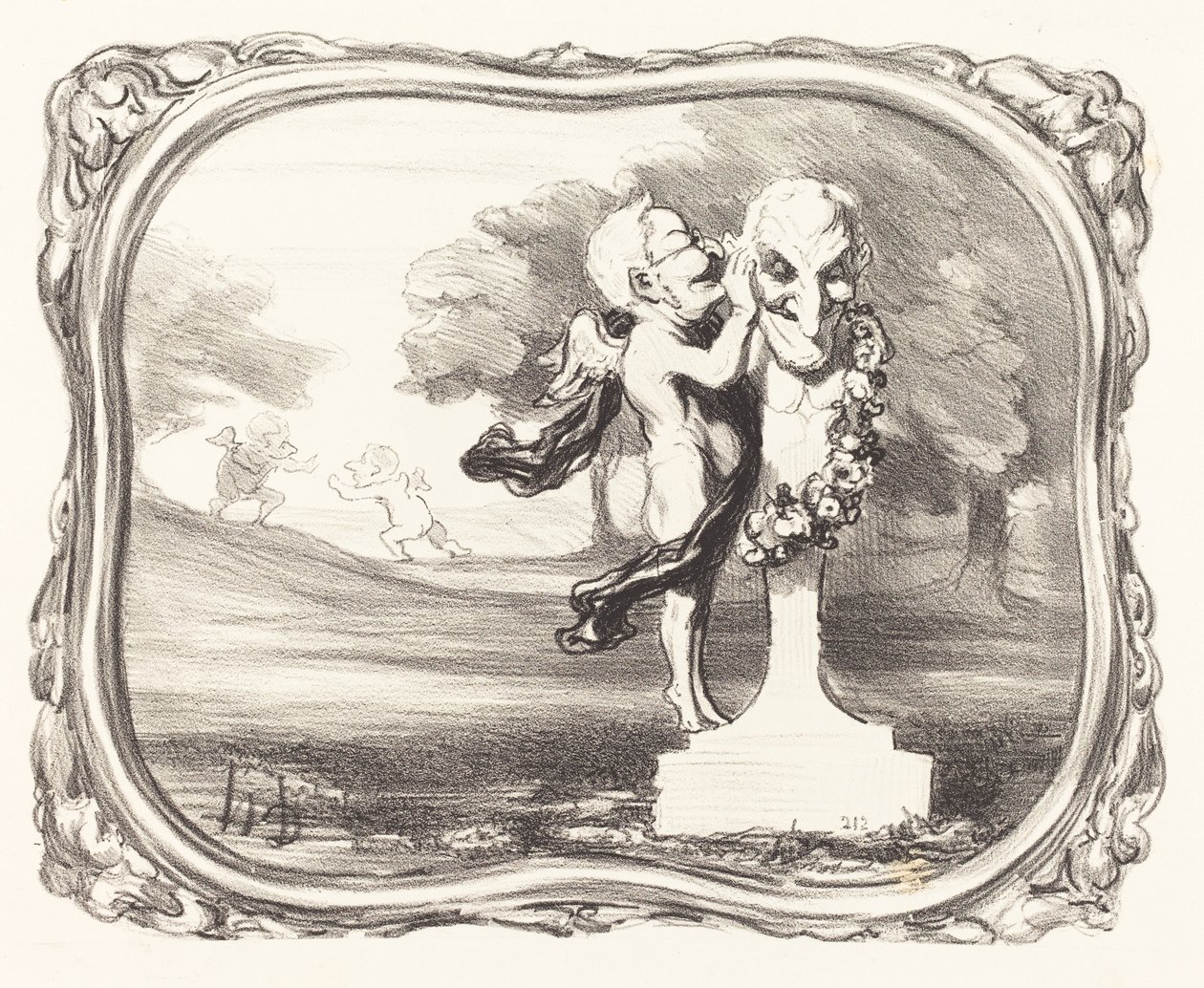 El Secreto Confiado al Dios Fauno de Honoré Daumier