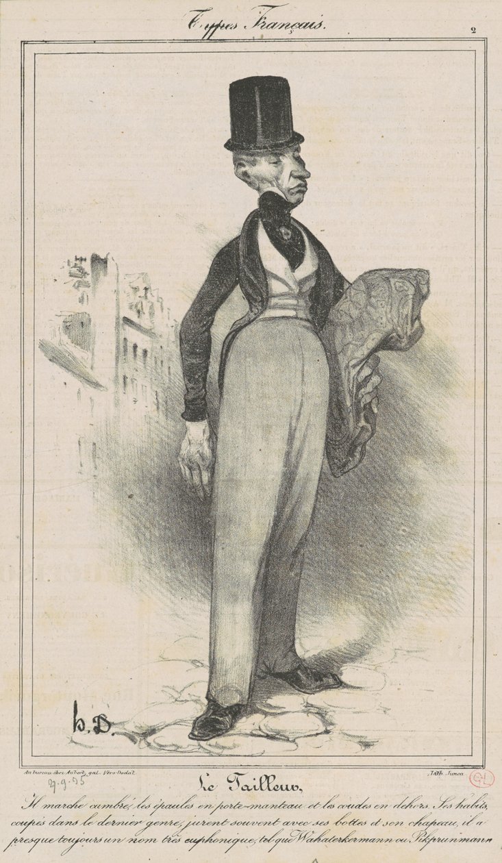 El Sastre de Honoré Daumier