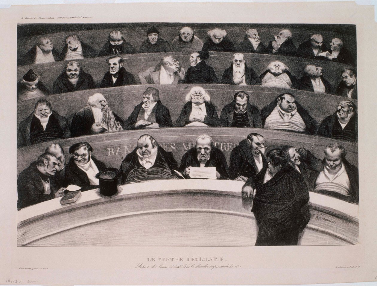 El vientre legislativo de Honoré Daumier