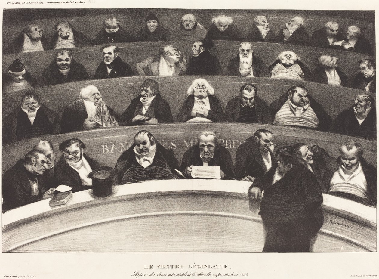 El Vientre Legislativo de Honoré Daumier