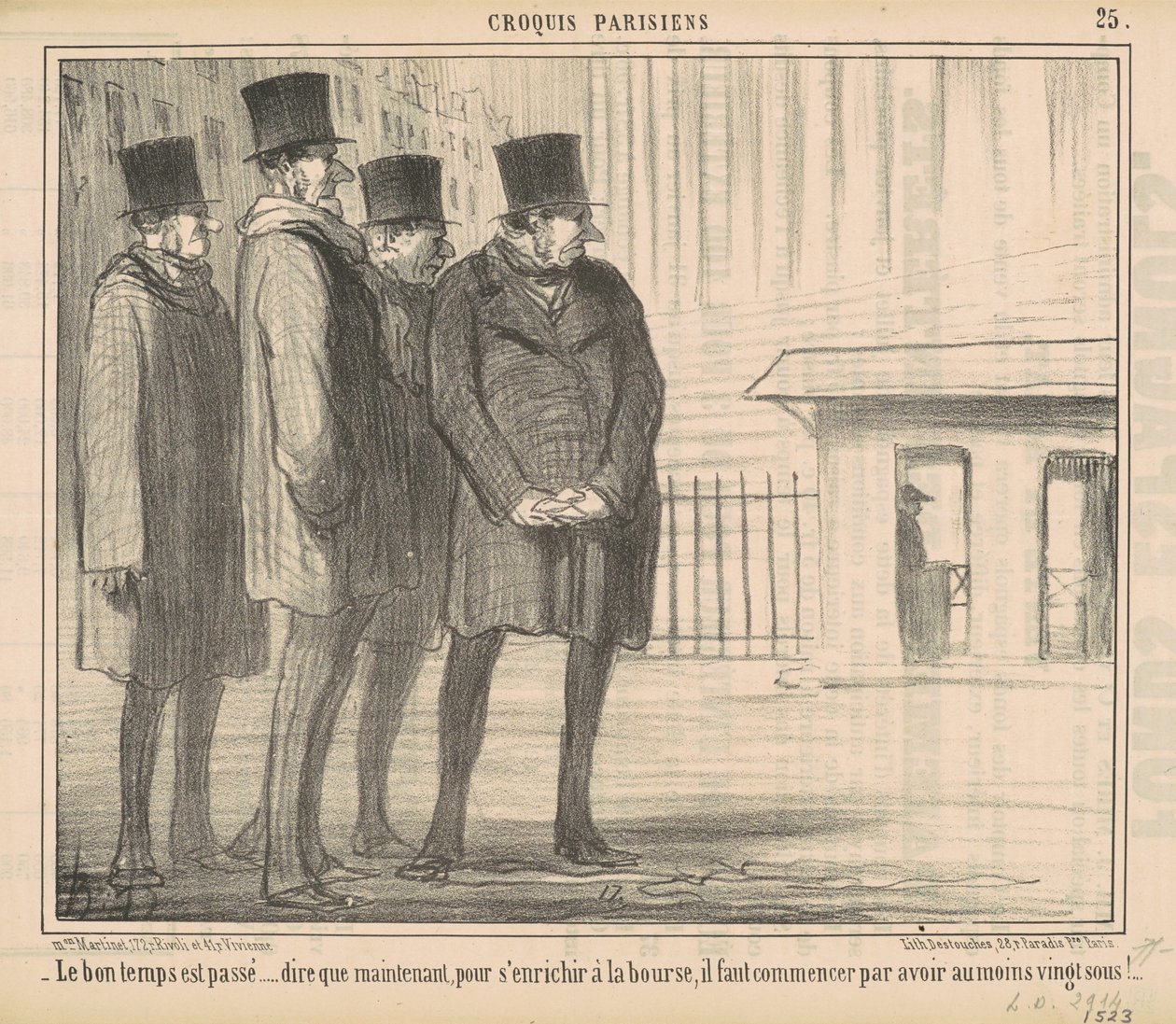 El buen tiempo ha pasado de Honoré Daumier