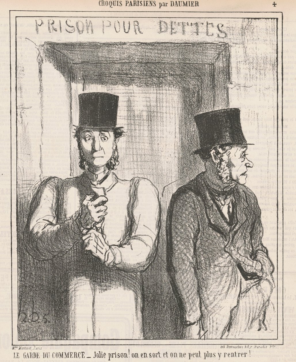 El guardia del comercio de Honoré Daumier