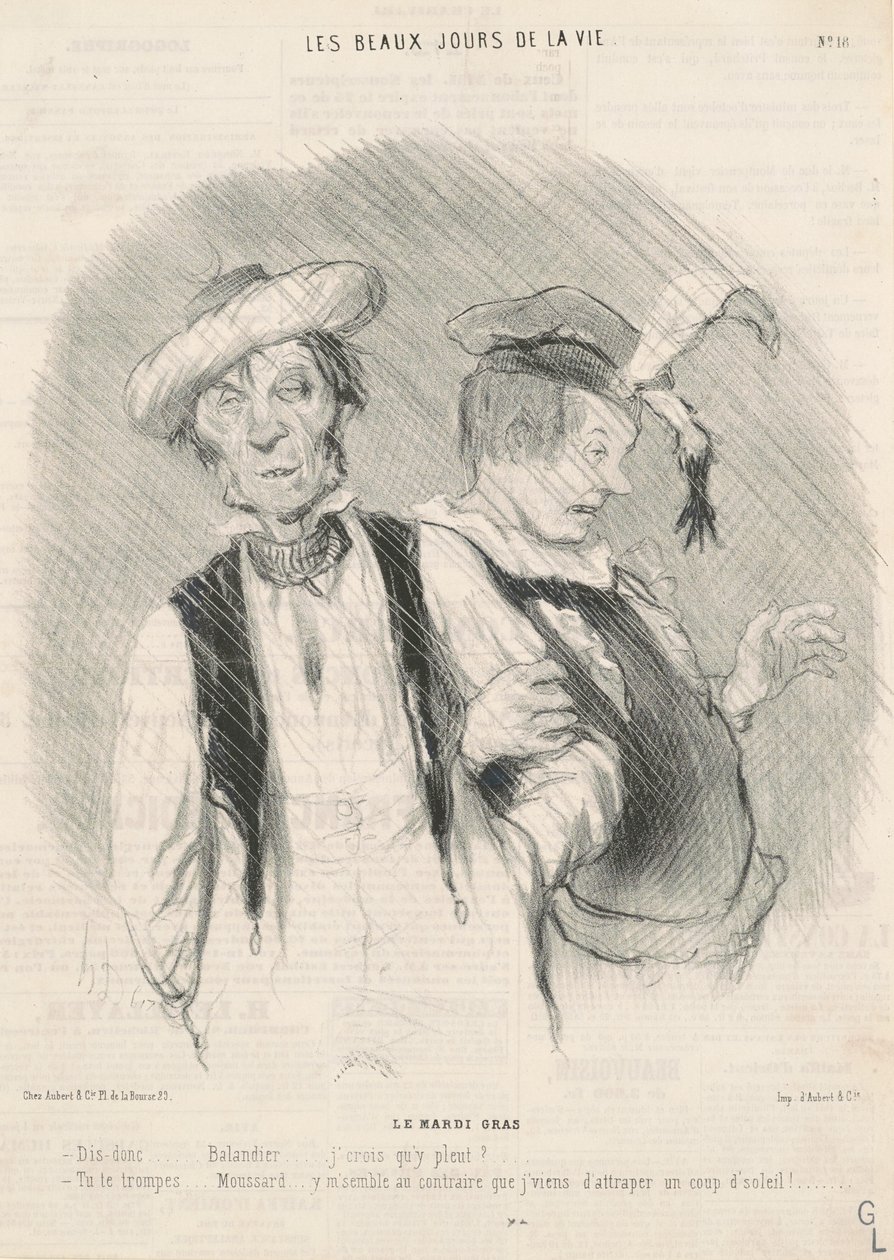 El martes de carnaval de Honoré Daumier