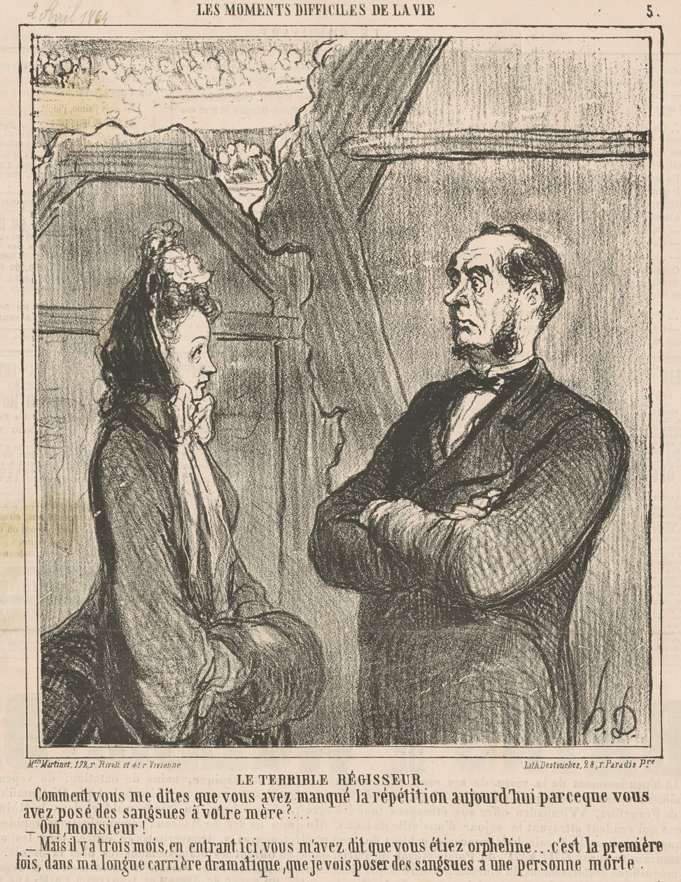 El terrible regidor de Honoré Daumier