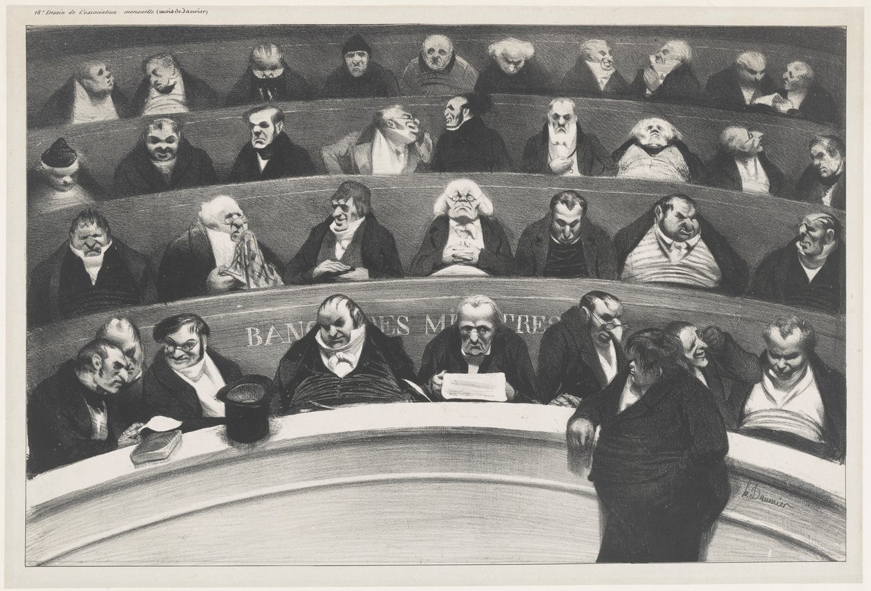 El vientre legislativo de Honoré Daumier