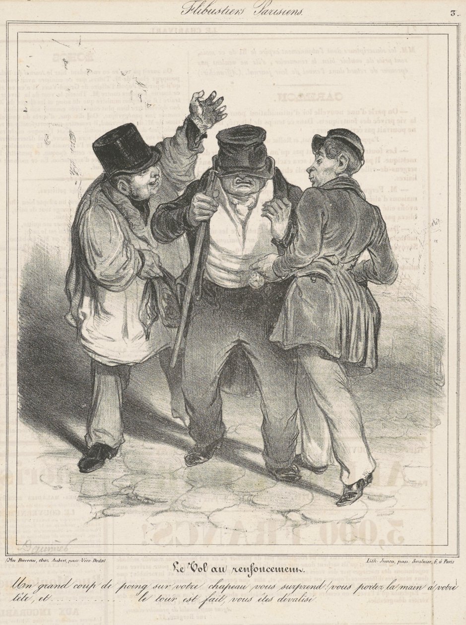 El vuelo en el rincón de Honoré Daumier