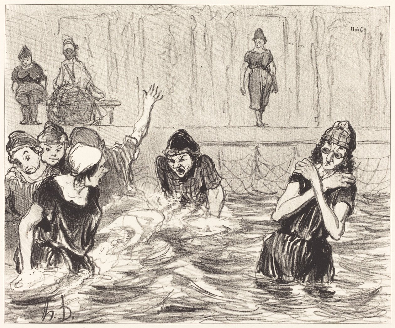 Las Barbotteuses de Honoré Daumier