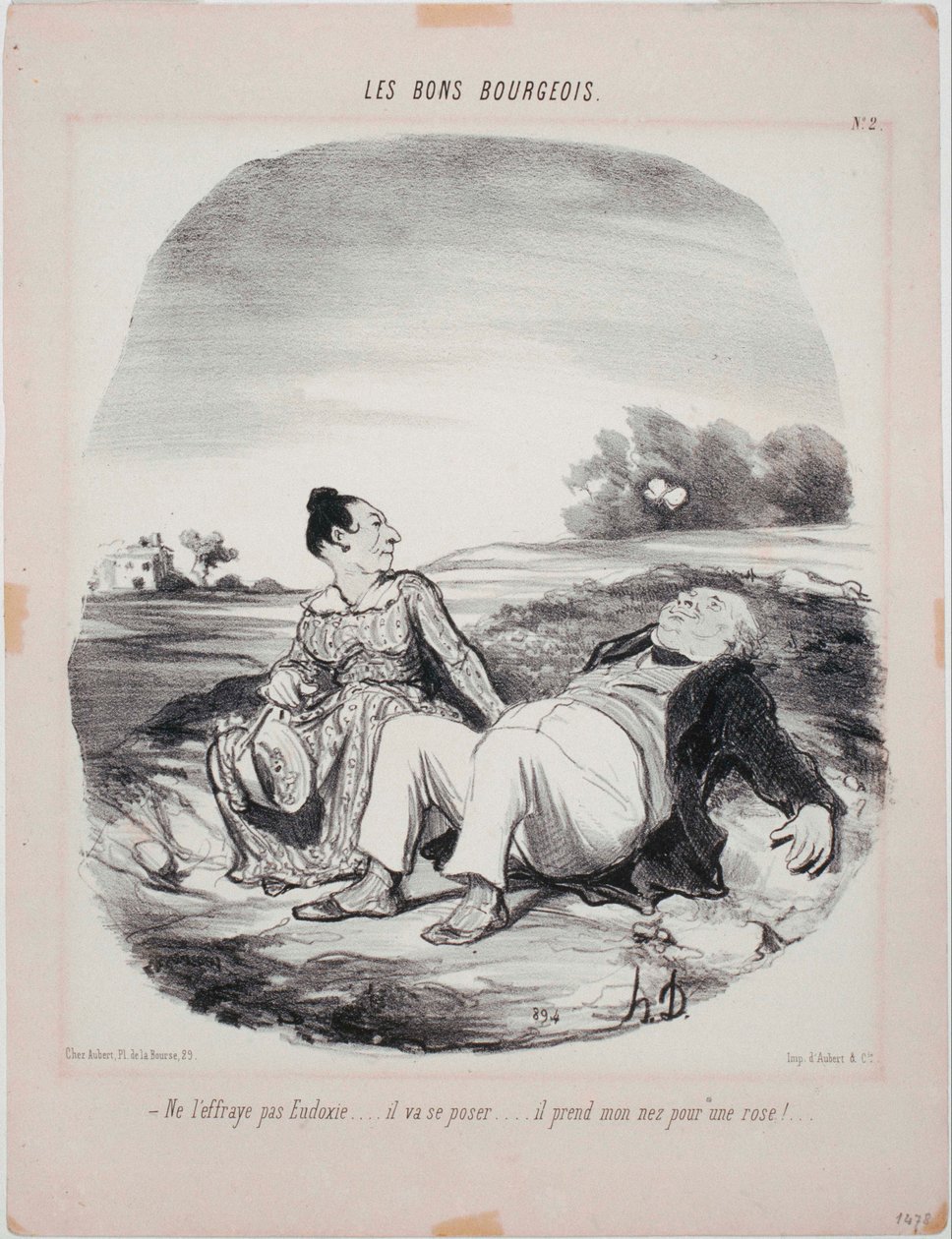 Les Bons Bourgeois: No la asustes, Eudoxie... de Honoré Daumier