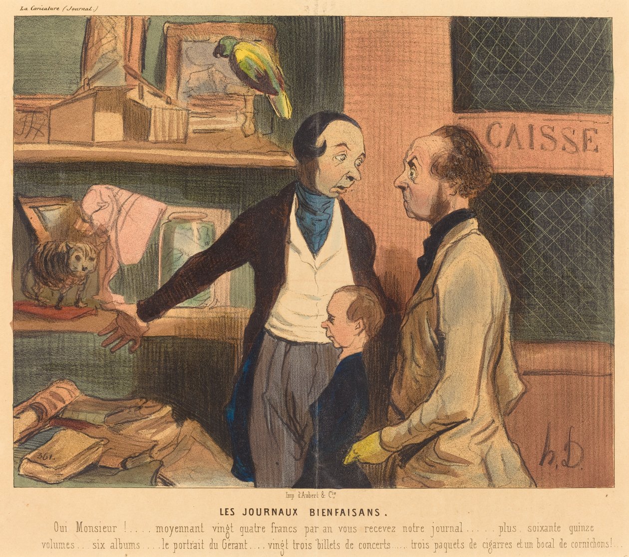 Los periódicos benéficos de Honoré Daumier