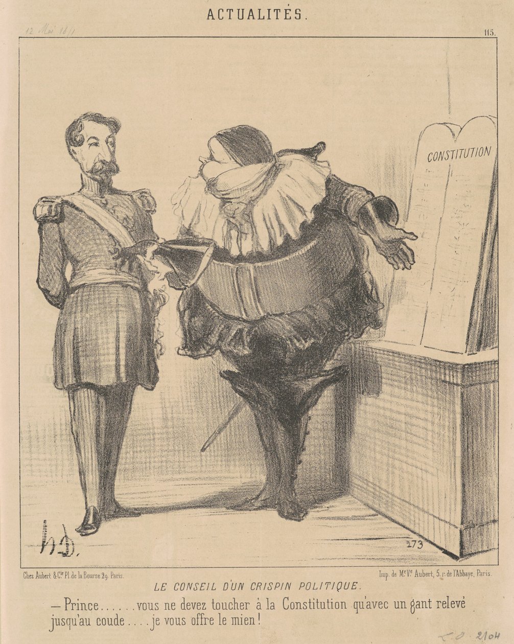 Los fricoteadores políticos de Honoré Daumier