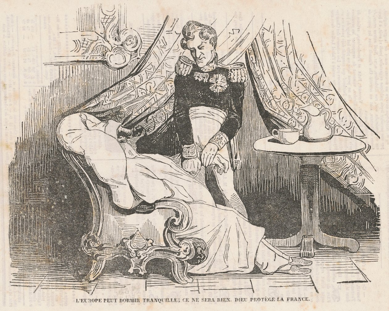 Europa puede dormir tranquila de Honoré Daumier