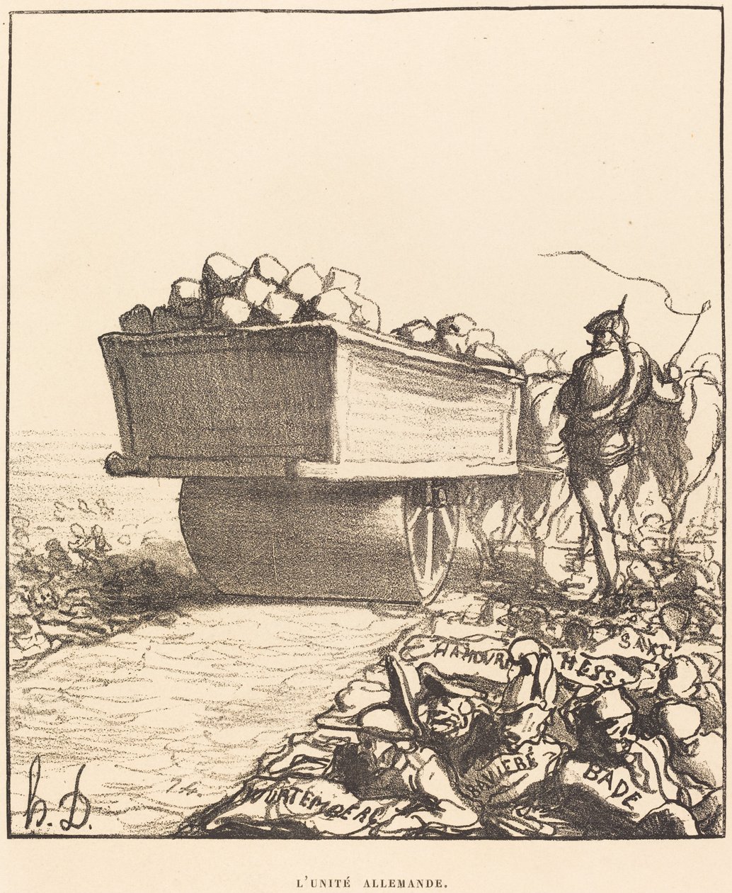 La unidad alemana de Honoré Daumier