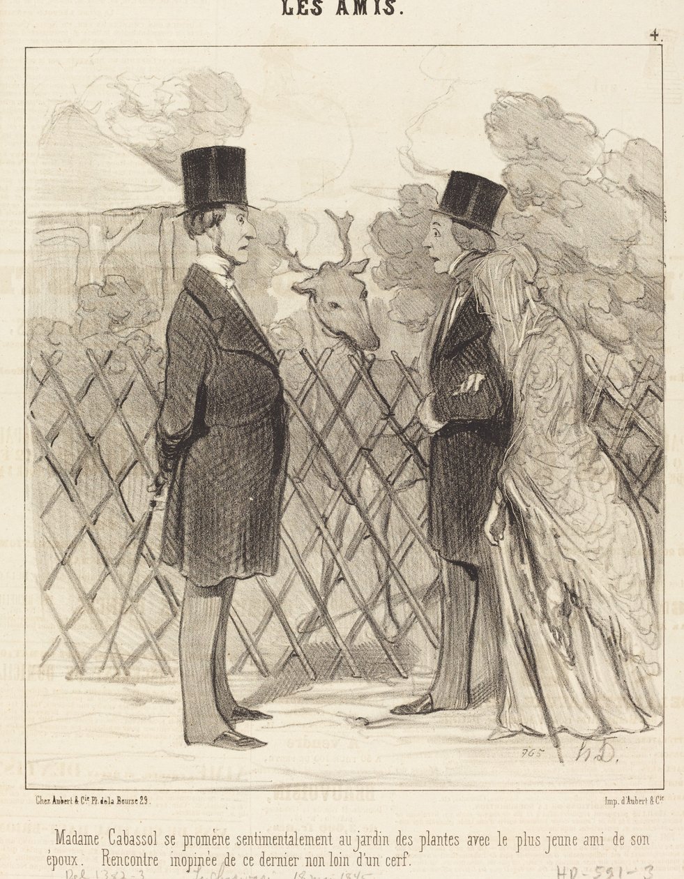 Madame Cabassol paseando... de Honoré Daumier