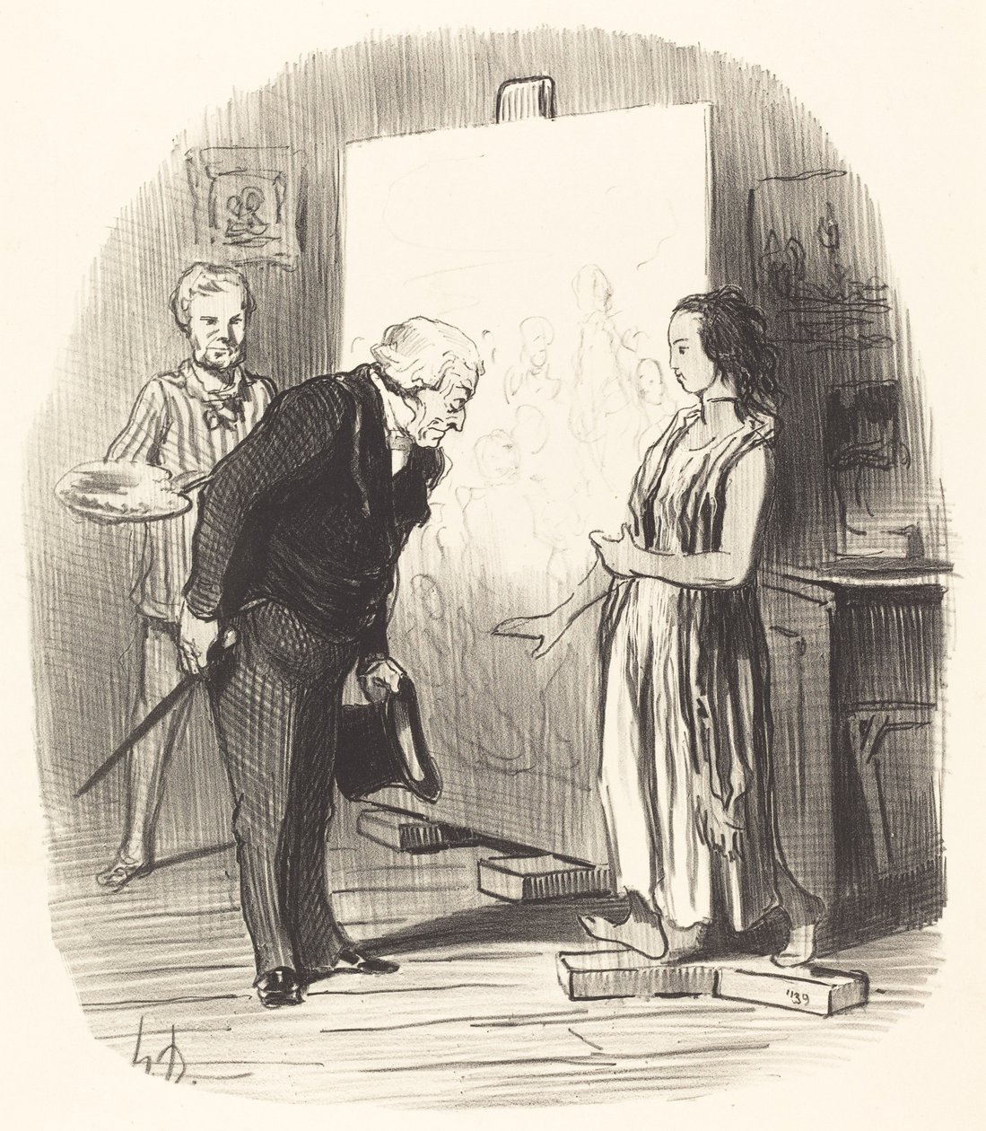 Madame, ¡tengo el honor! de Honoré Daumier