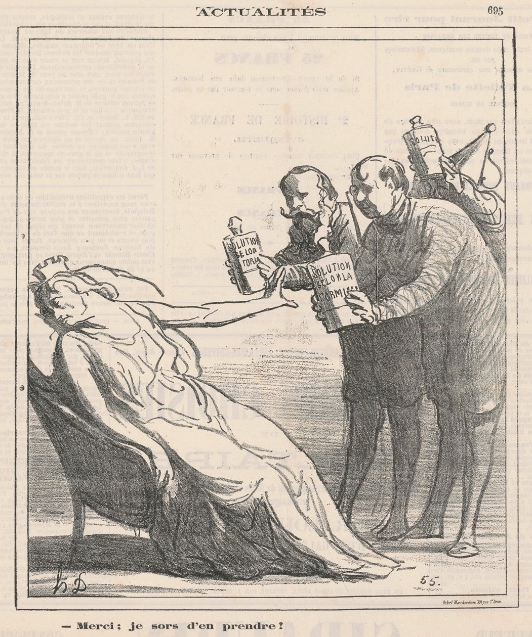 Gracias, acabo de tomar de Honoré Daumier