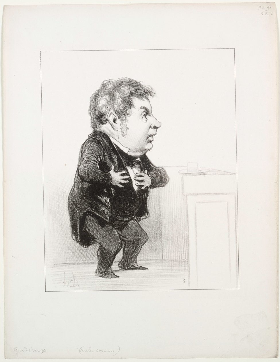 Michel Goudchaux, 1849 de Honoré Daumier