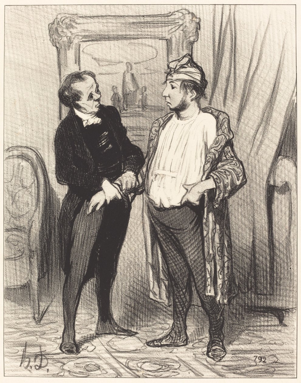 Mi querido, te aseguro que te... de Honoré Daumier